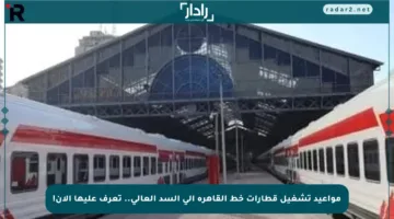 مواعيد تشغيل قطارات خط القاهرة إلى السد العالي.. تعرف عليها الآن!